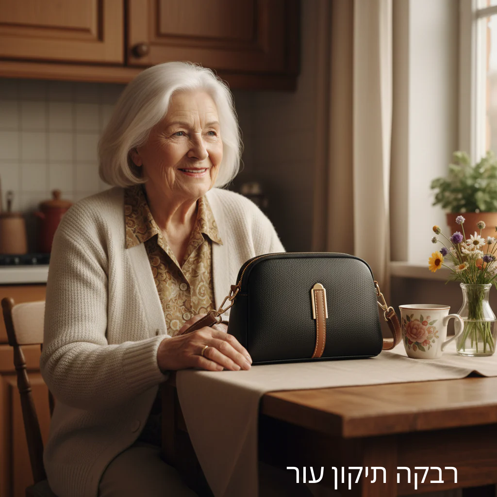 תיק כתף מעור Mila