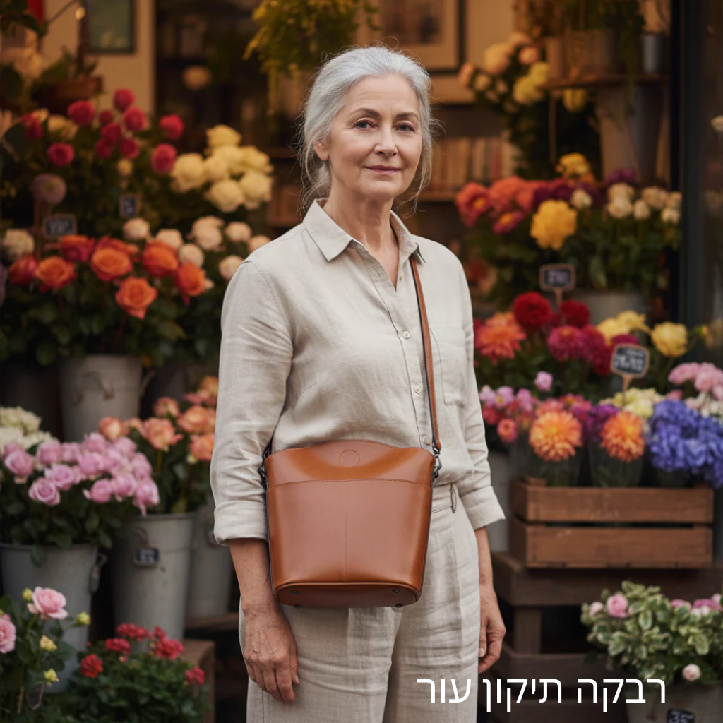 תיק בעיצוב חתימת אלינה