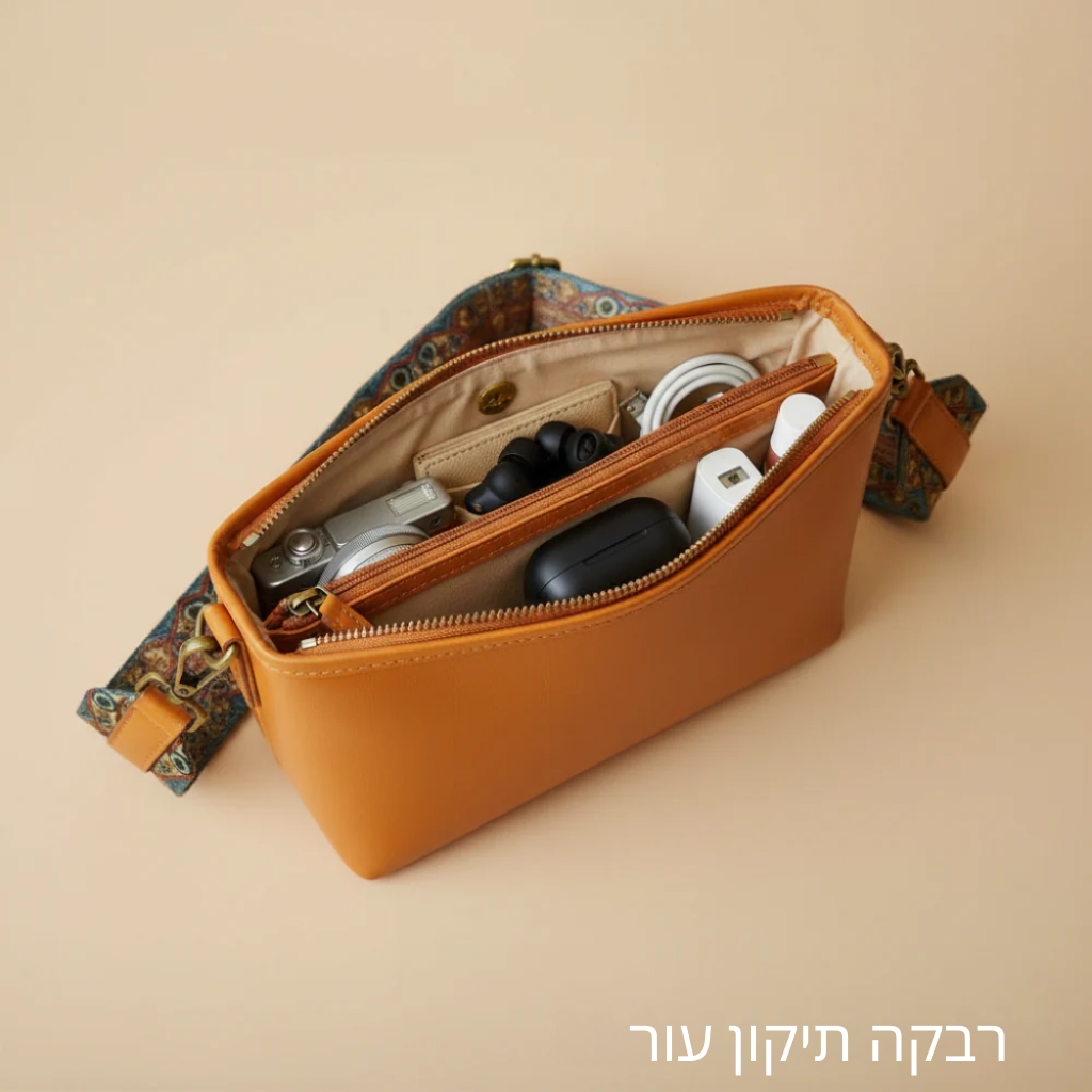 תיק עור וינטג' של תמר