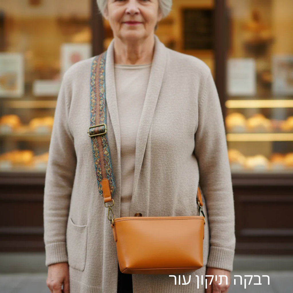 תיק עור וינטג' של תמר