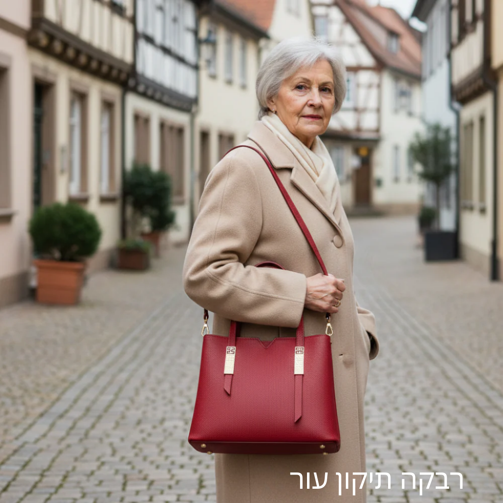 תיק כתף רטרו של אמה