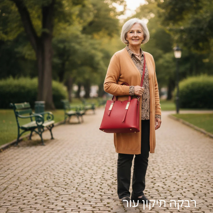 תיק כתף רטרו של אמה