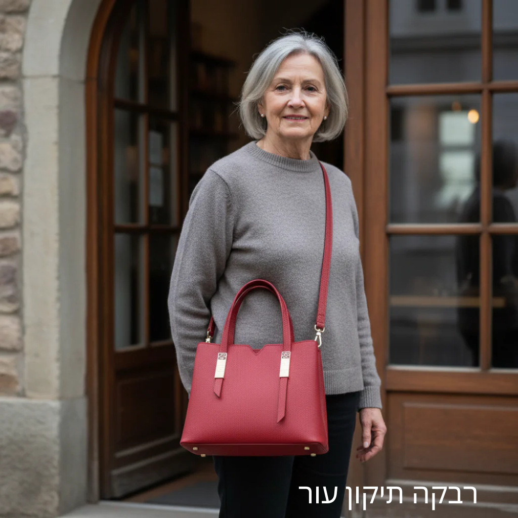 תיק כתף רטרו של אמה