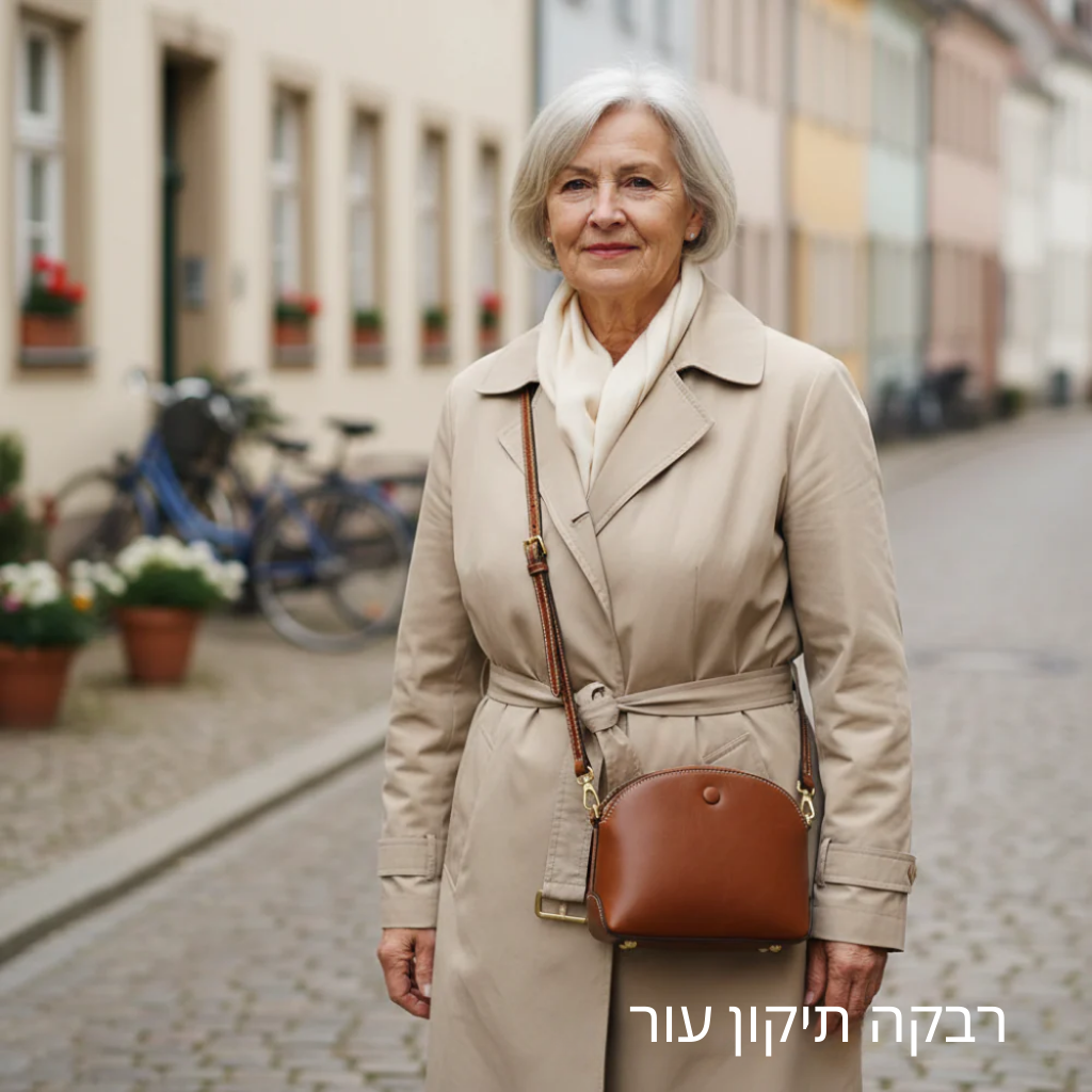 תיק צד אמליה בסגנון רטרו