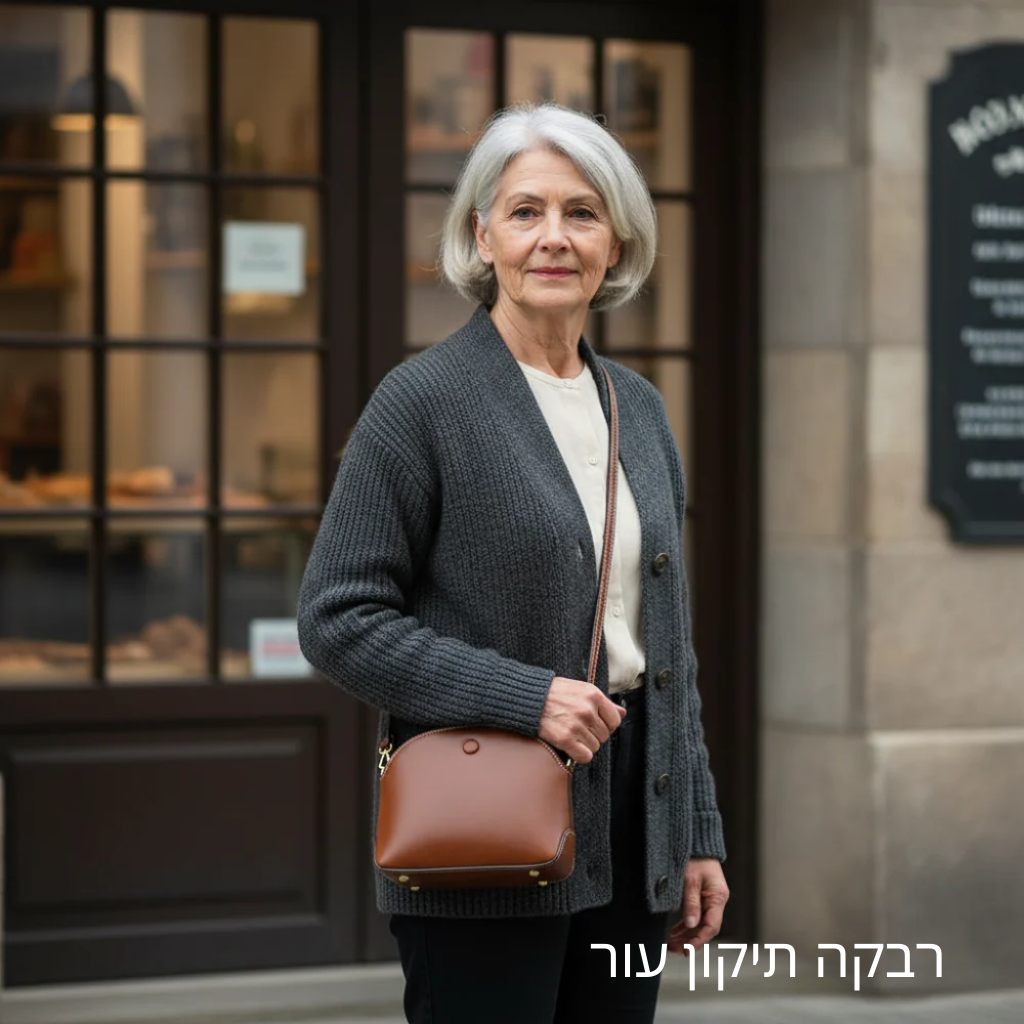 תיק צד אמליה בסגנון רטרו