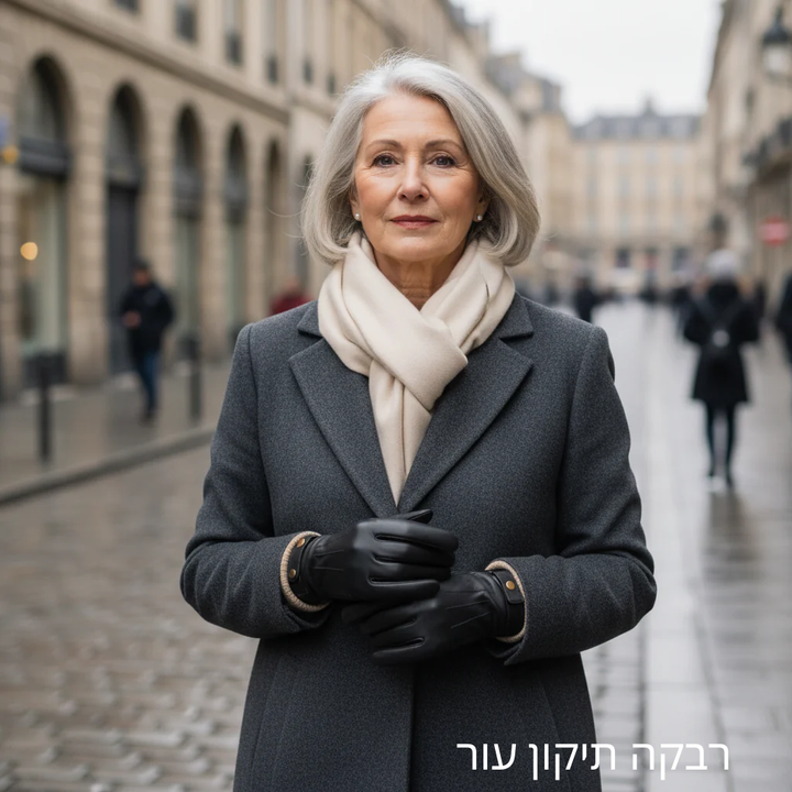 כפפות עור של לואי