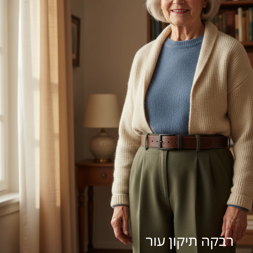 חגורת עור מילאנו