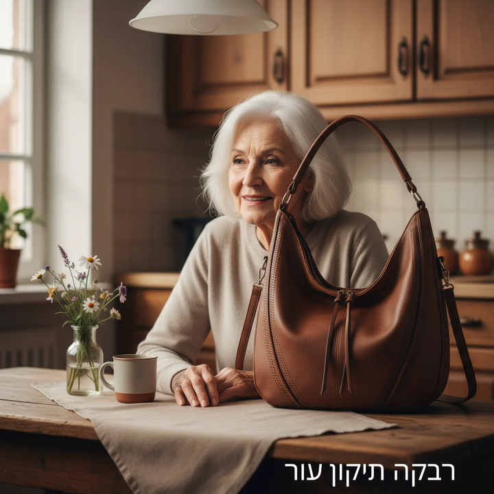 Minerva תיק כתף קלאסי