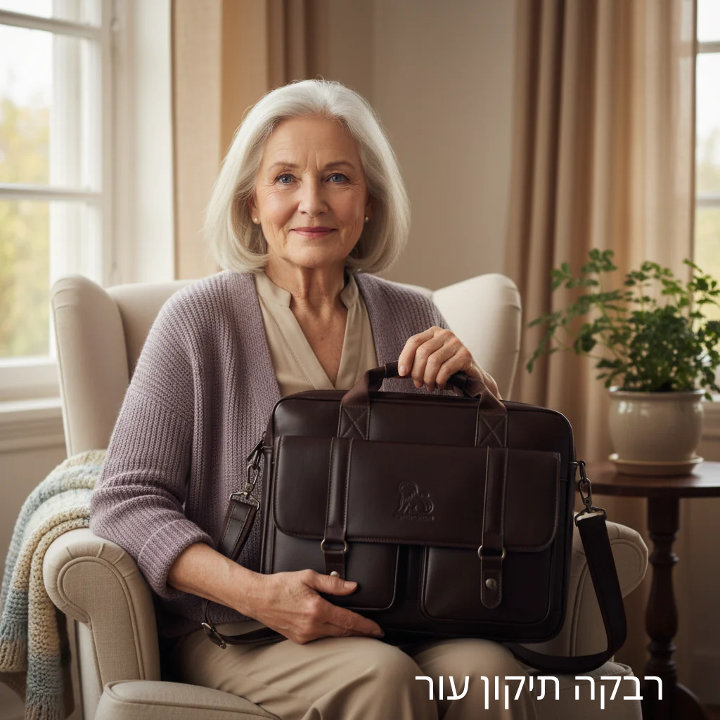 מזוודת עור סטרלינג