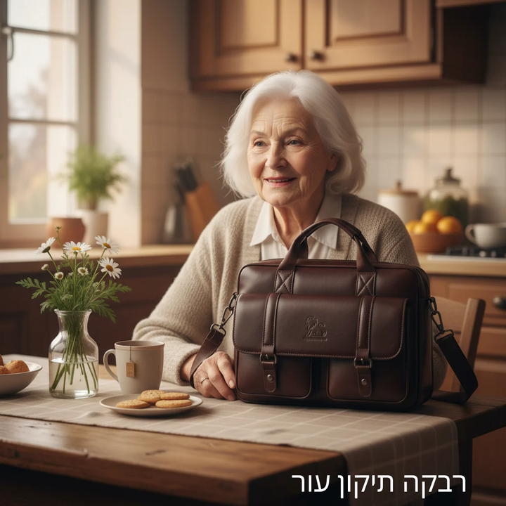 מזוודת עור סטרלינג