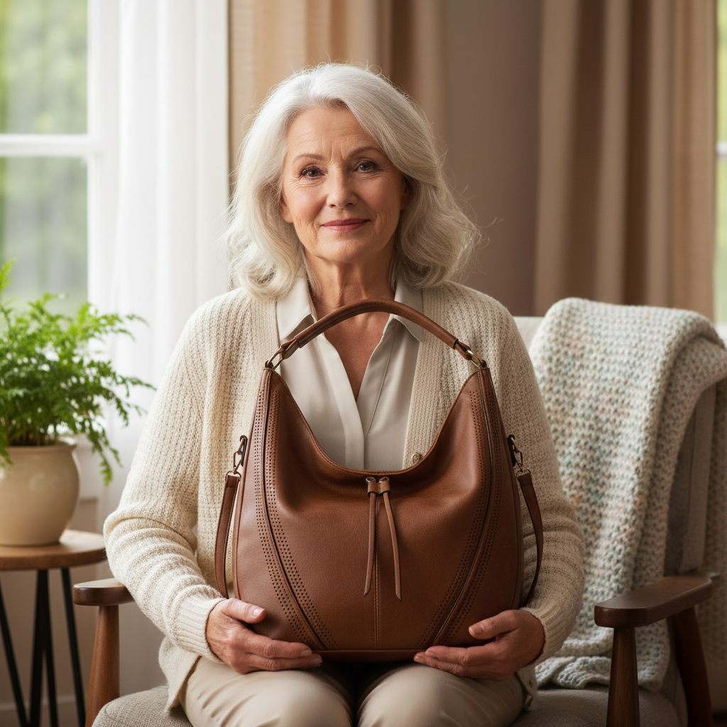 Minerva תיק כתף קלאסי