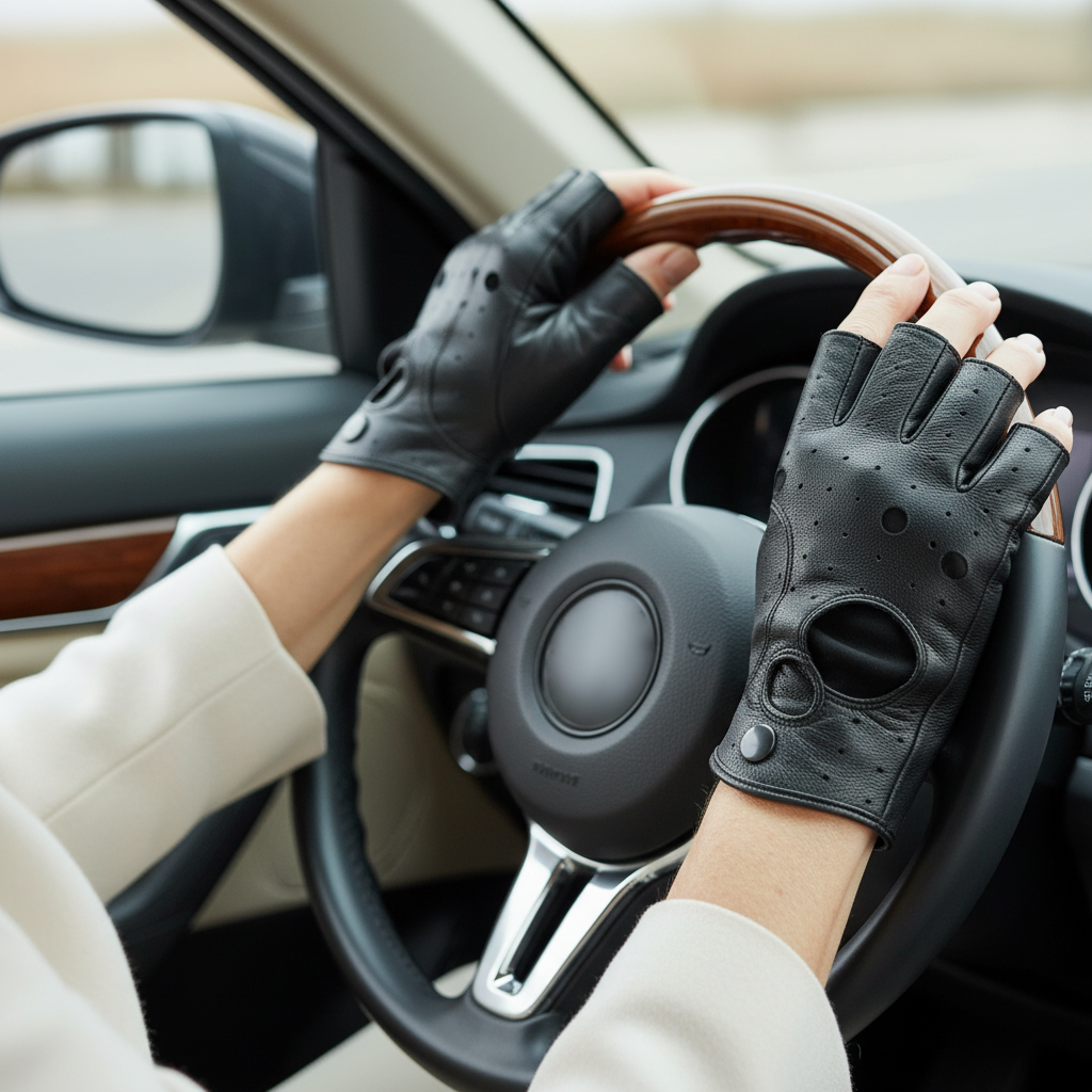 כפפות עור של מייק