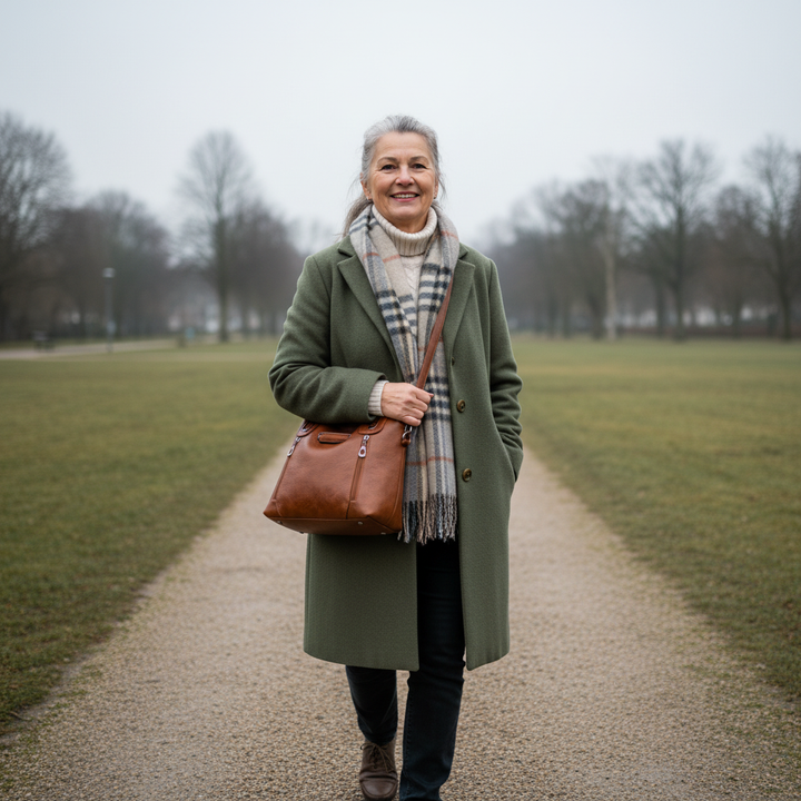 תיק כתף רטרו של אמה