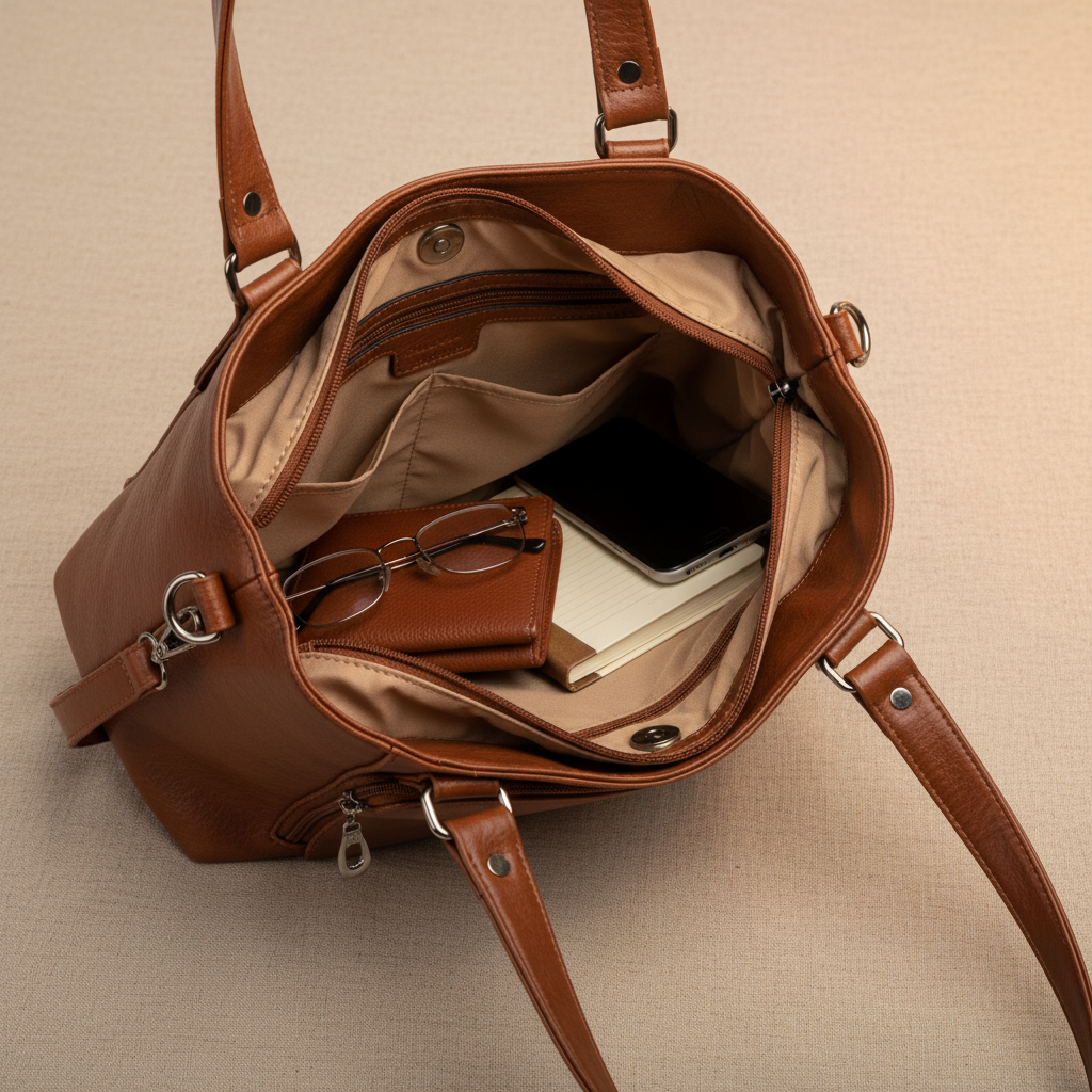 תיק כתף רטרו של אמה