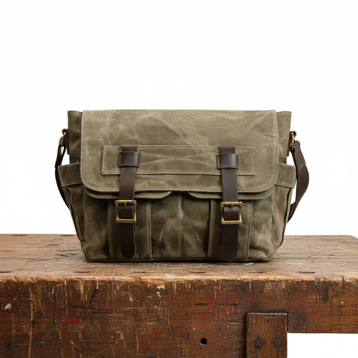 תיק כתף מעור של לסטר