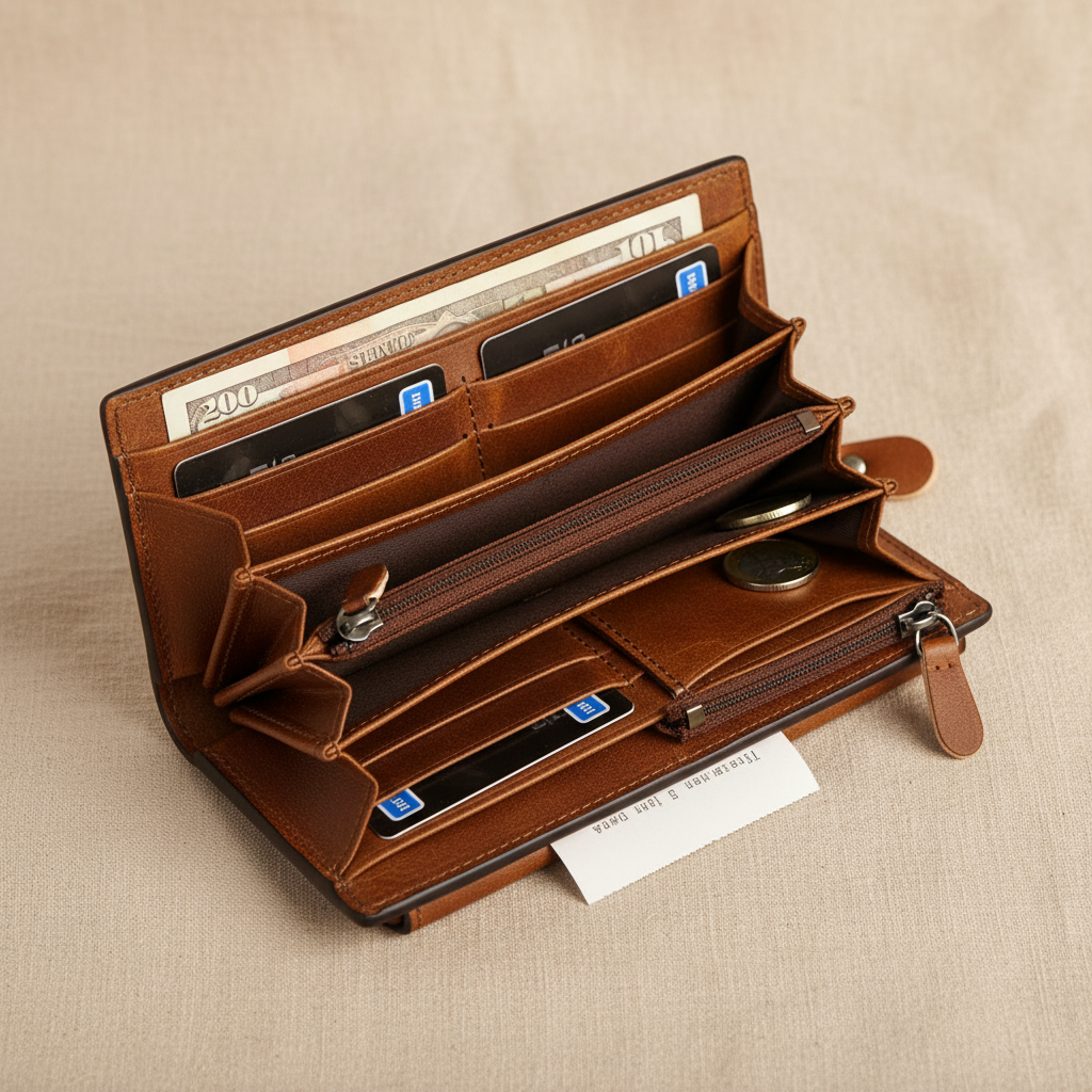 ארנק תלת-קיפול של ג'ונאס