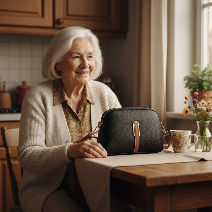 תיק כתף מעור Mila