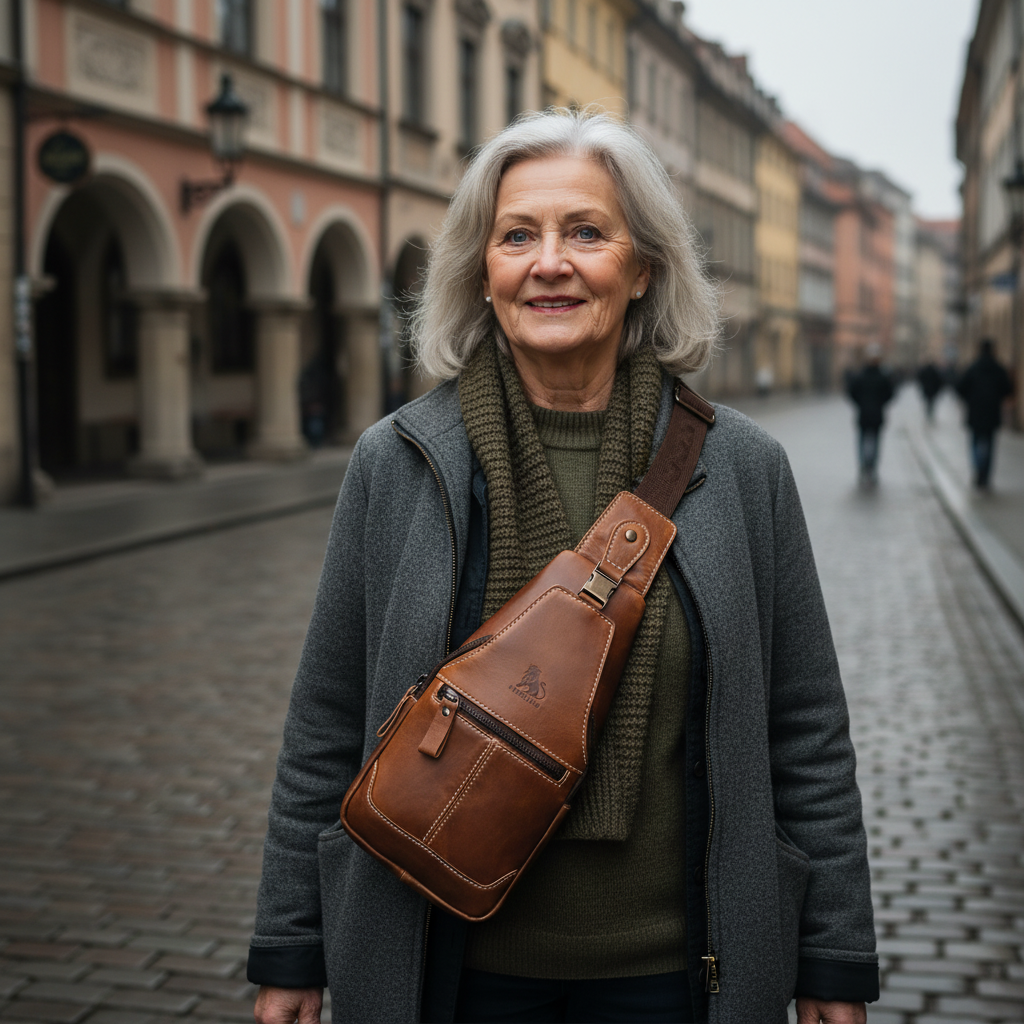 תיק חזה מעור של ליאון