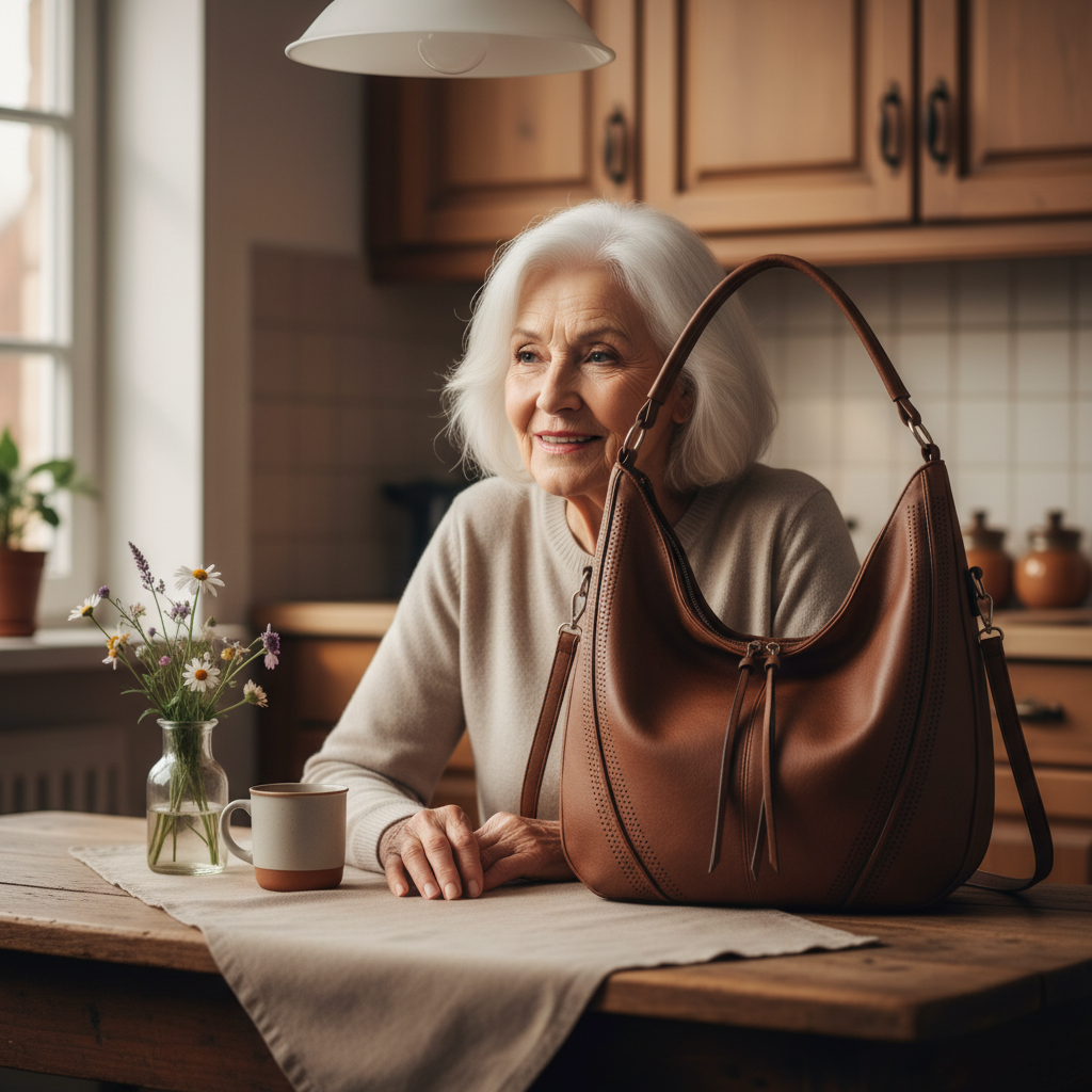 Minerva תיק כתף קלאסי