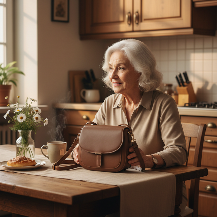 תיק צד אמליה בסגנון רטרו