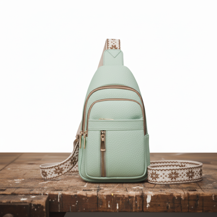 תיק חזה בצבע הייזל