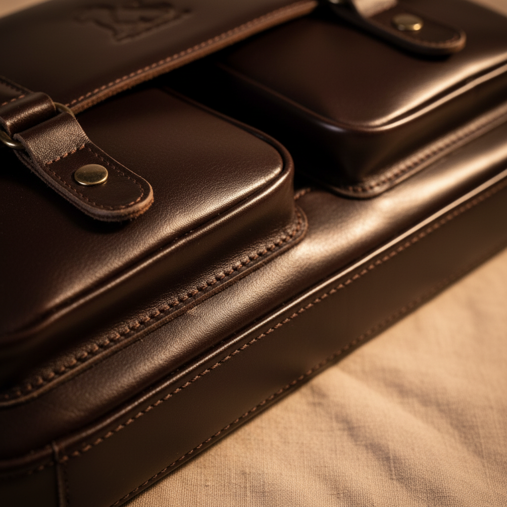 מזוודת עור סטרלינג