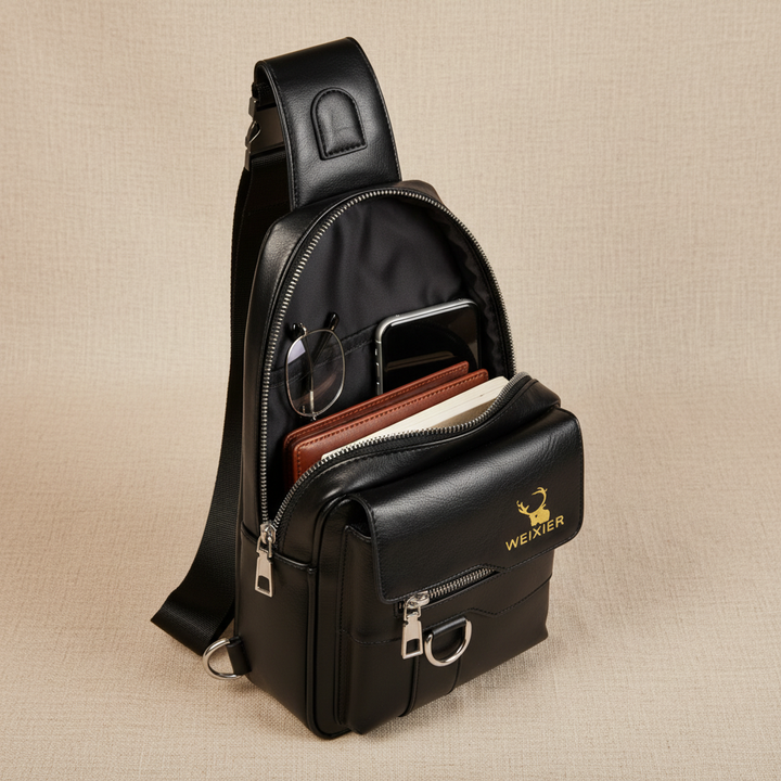 Noah כיס חזה מעור