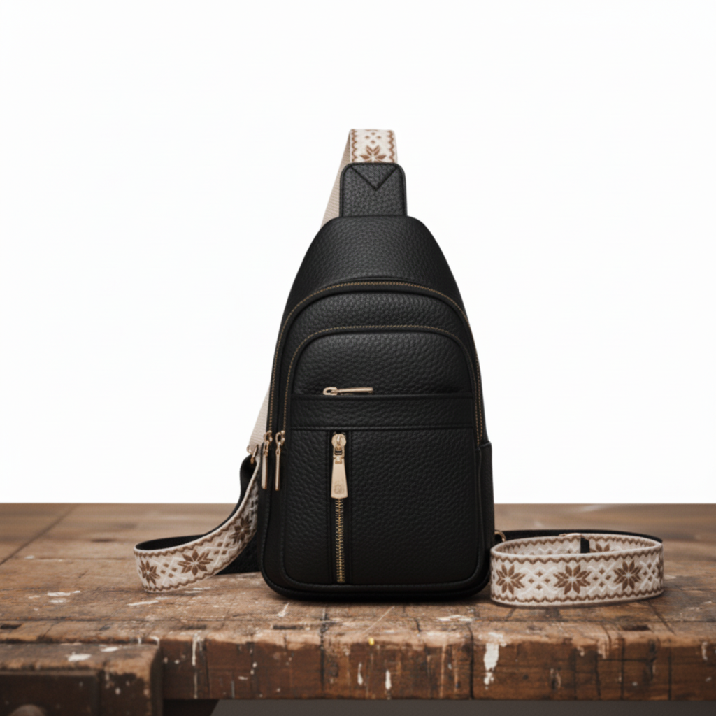 תיק חזה בצבע הייזל