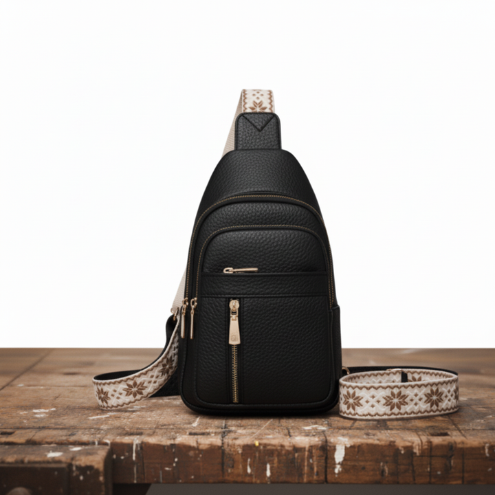 תיק חזה בצבע הייזל