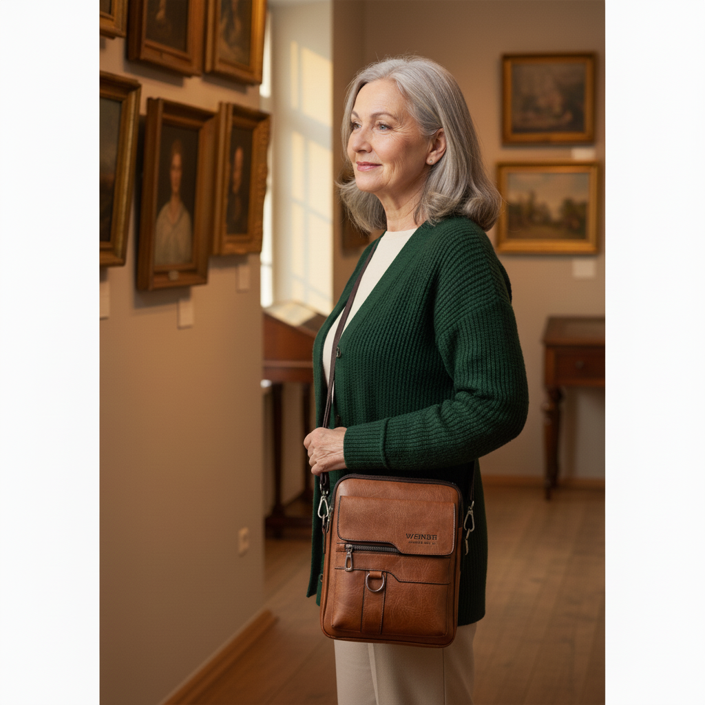 אלסטון תיק צד לרוחב הגוף דק