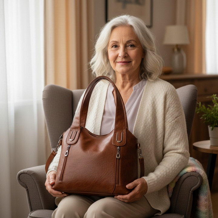 תיק כתף רטרו של אמה