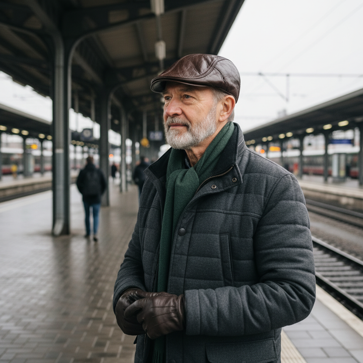 כובע עור תיאו