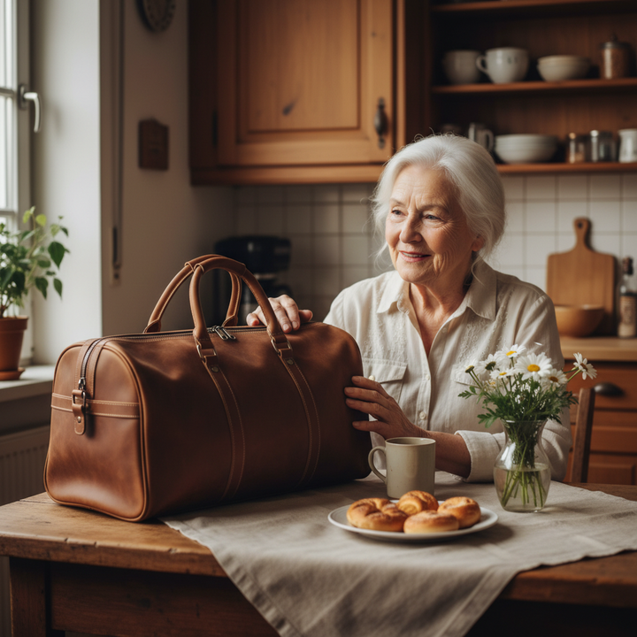 תיק נסיעות מעור של קאלאהן