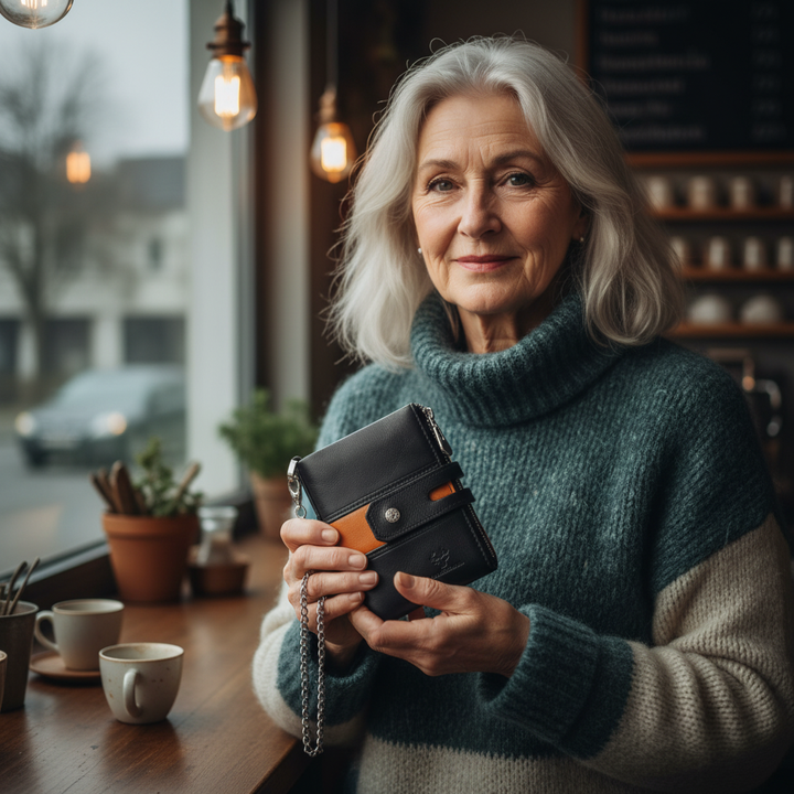 Roque ארנק עור