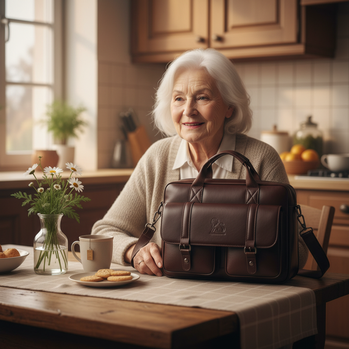 מזוודת עור סטרלינג