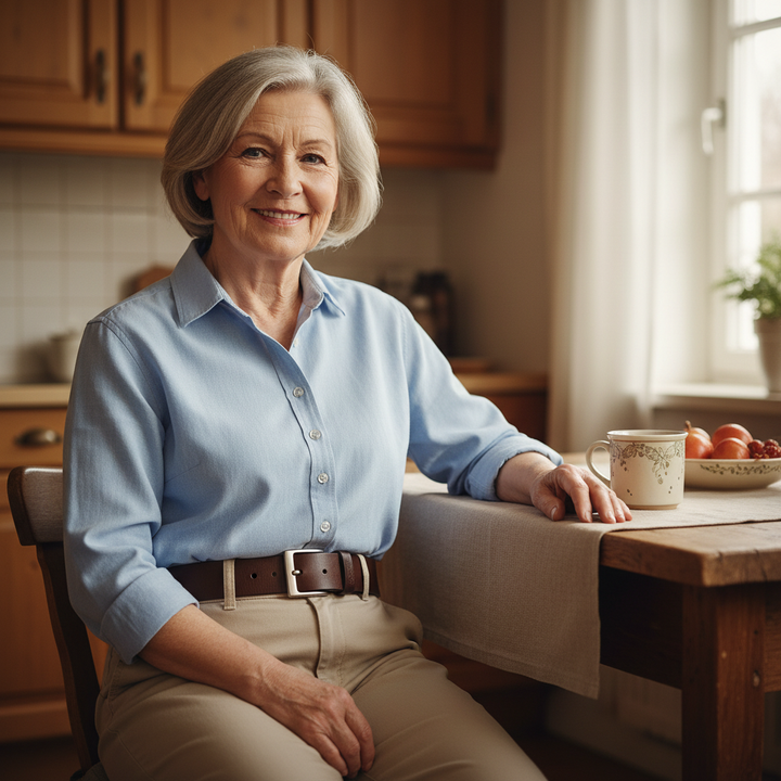חגורת עור של נוח