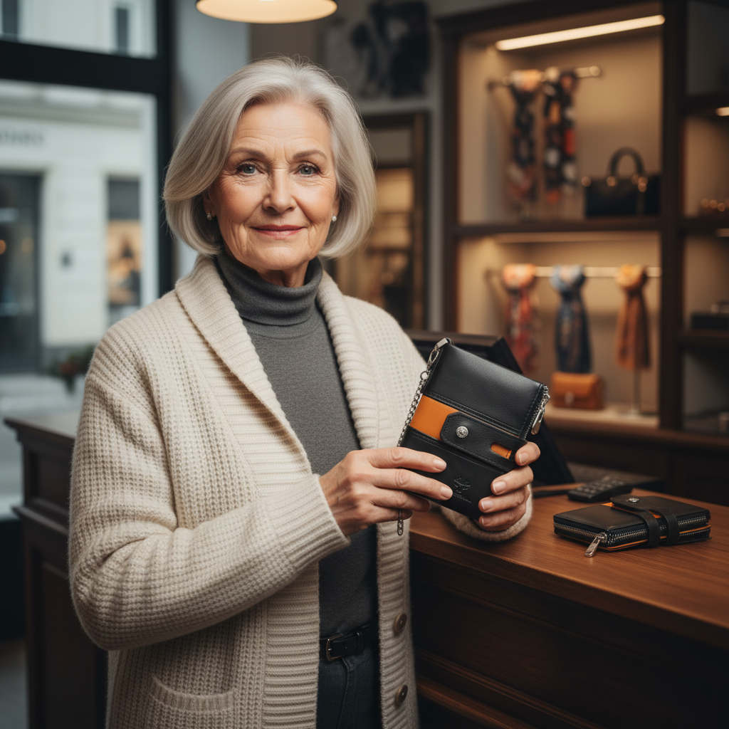 Roque ארנק עור