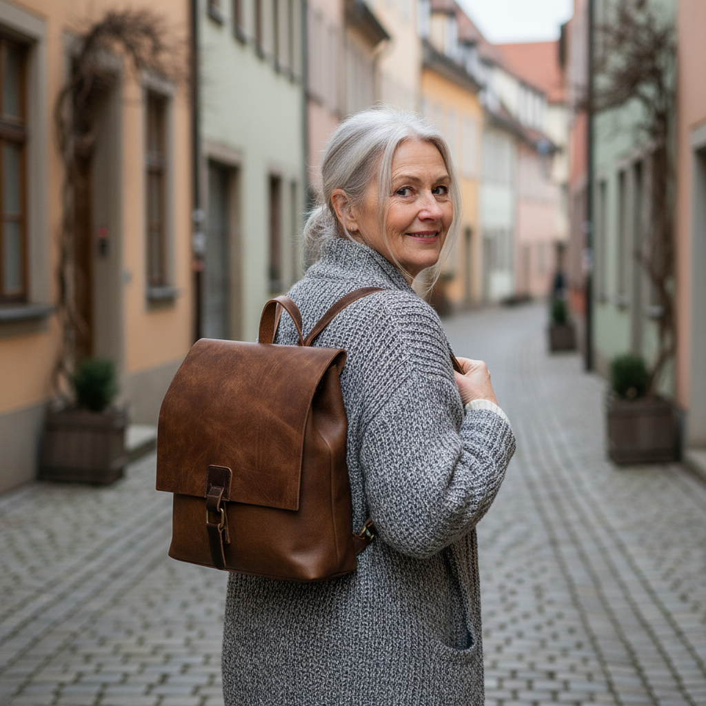 תיק גב הארפר רטרו