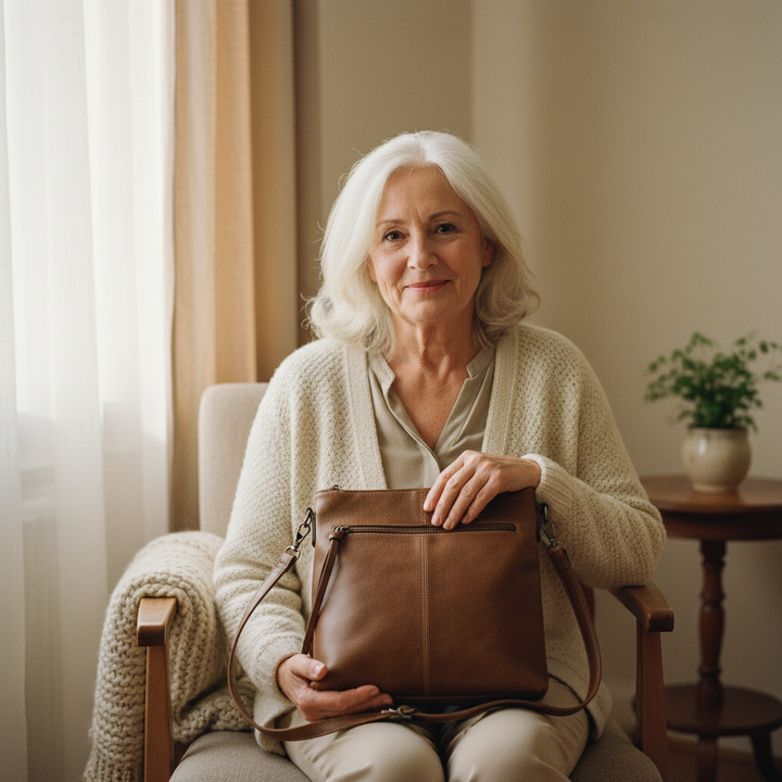 תיק צד רטרו של לנה