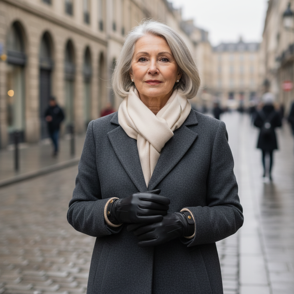 כפפות עור של לואי