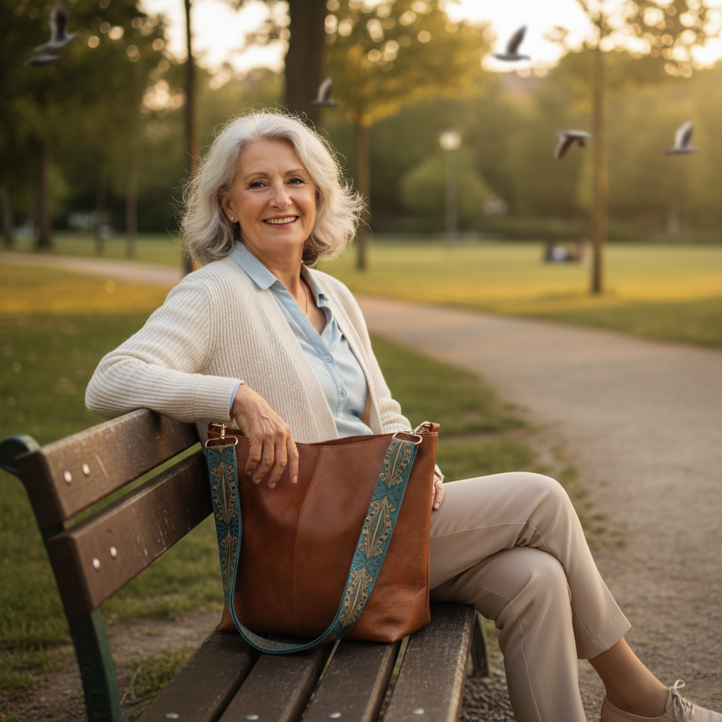 תיק עור וינטג' של תמר