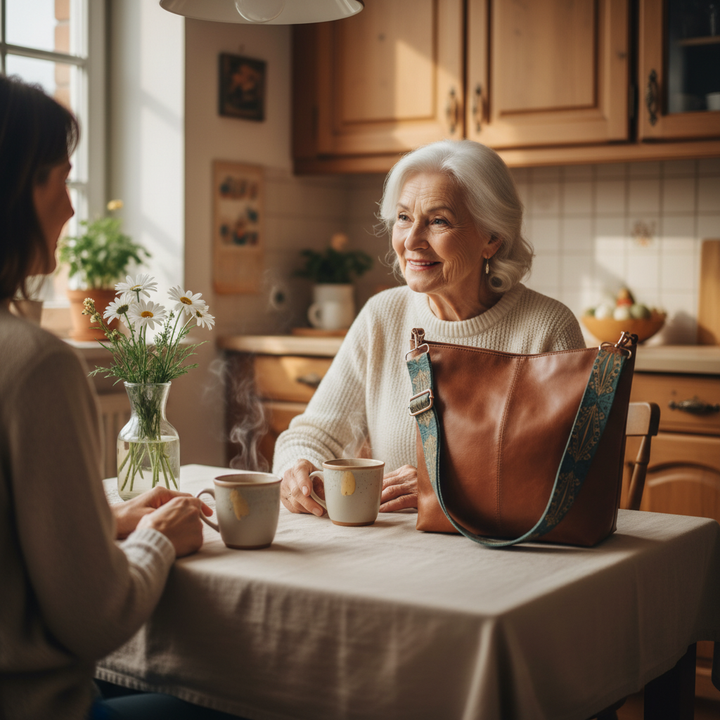 תיק עור וינטג' של תמר