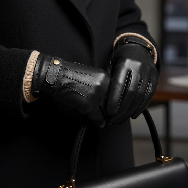 כפפות עור של לואי