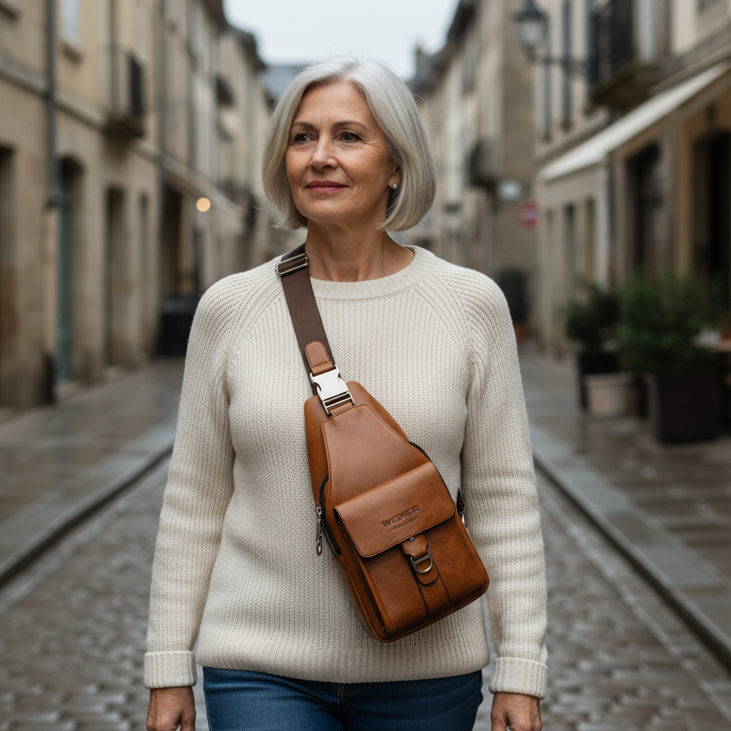 סילאס כיס חזה וינטאג'