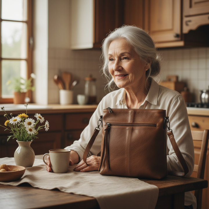 תיק צד רטרו של לנה