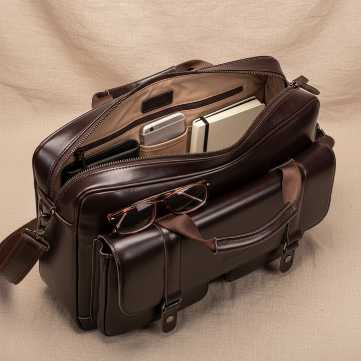 מזוודת עור סטרלינג