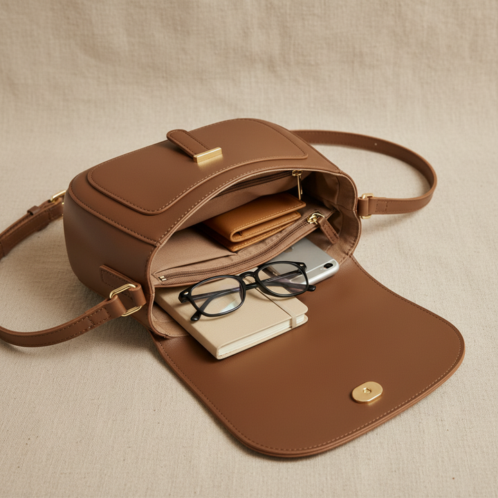 תיק צד אמליה בסגנון רטרו