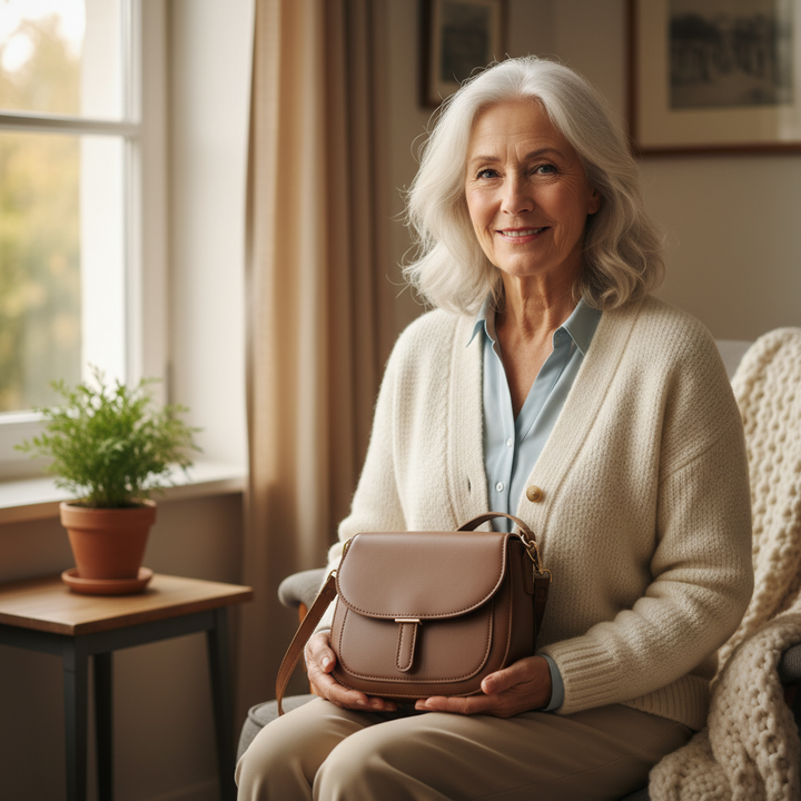 תיק צד אמליה בסגנון רטרו