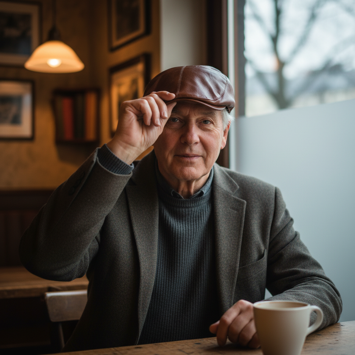 אלאריק כובע וינטג' כסף