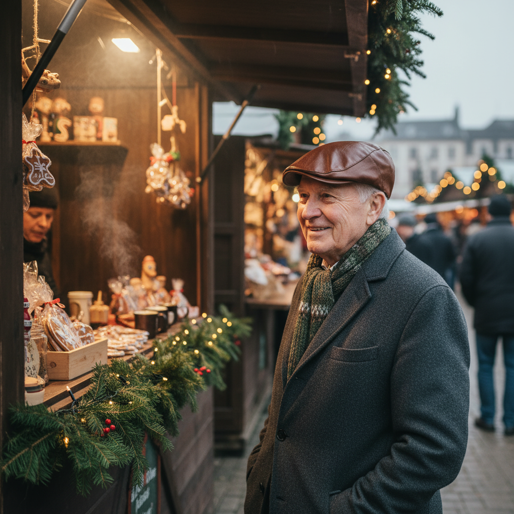 אלאריק כובע וינטג' כסף